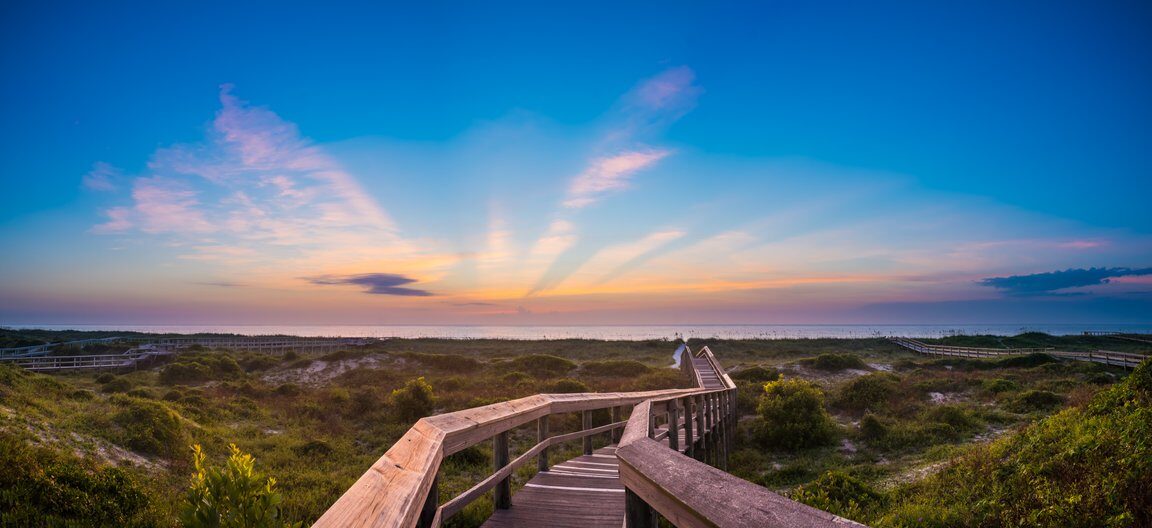 Sunrise over Fernandina Beach