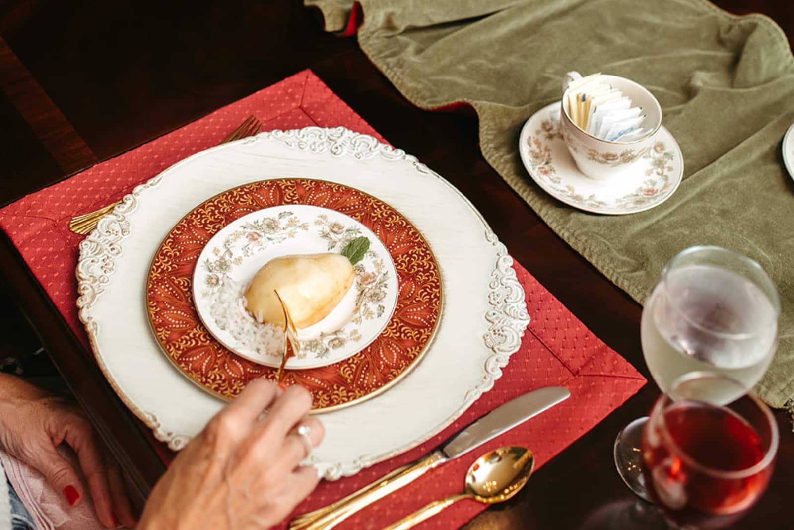 Caribbean Poached Pears