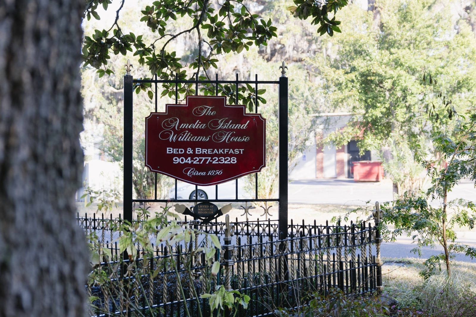 Amelia Island Williams House Sign