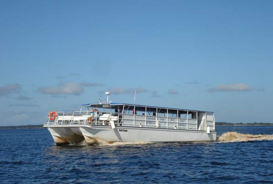 White river cruise boat on the water